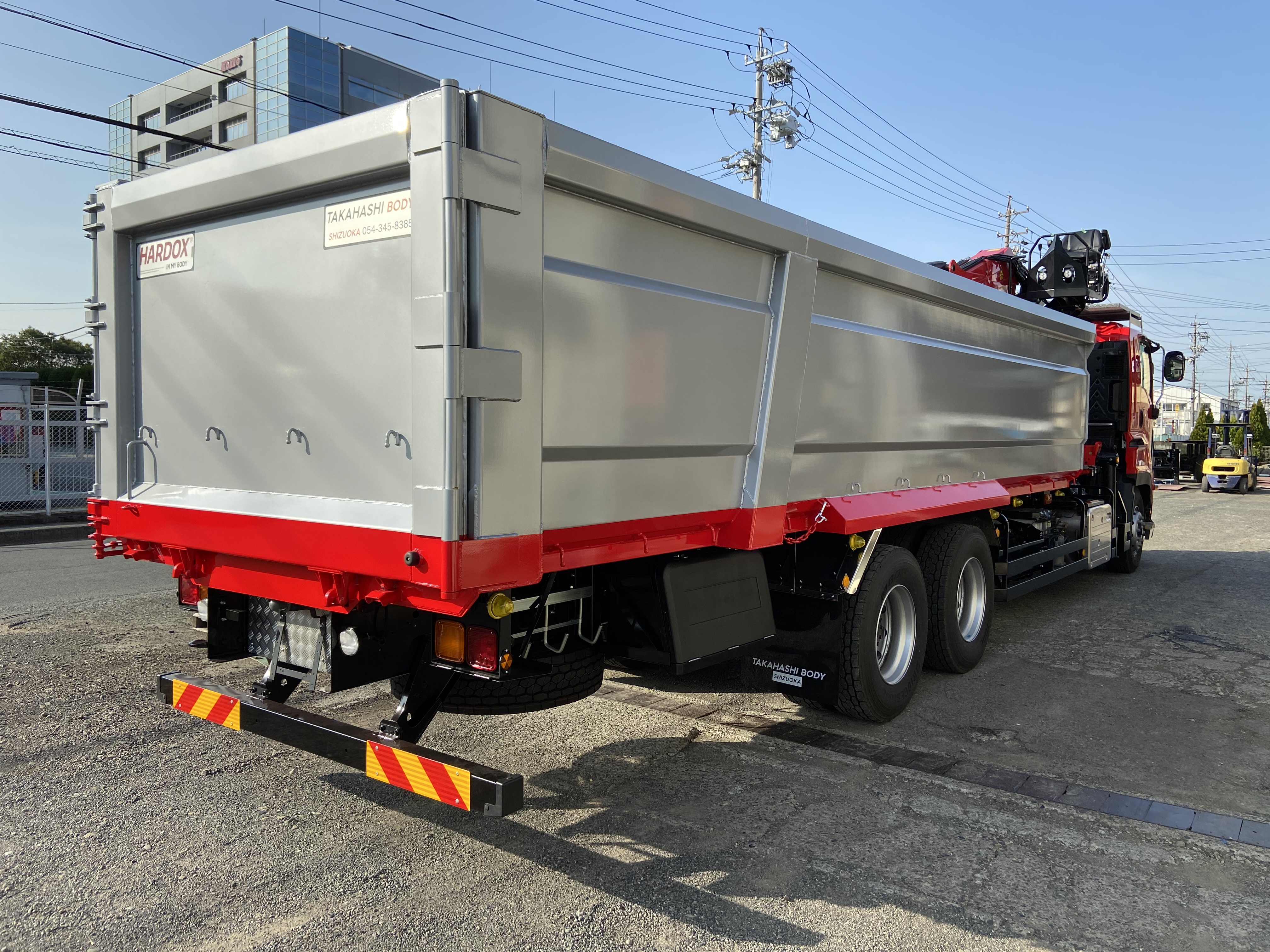 HARDOX® スクラップ運搬車輌 27㎥ PALFINGER 製作写真3