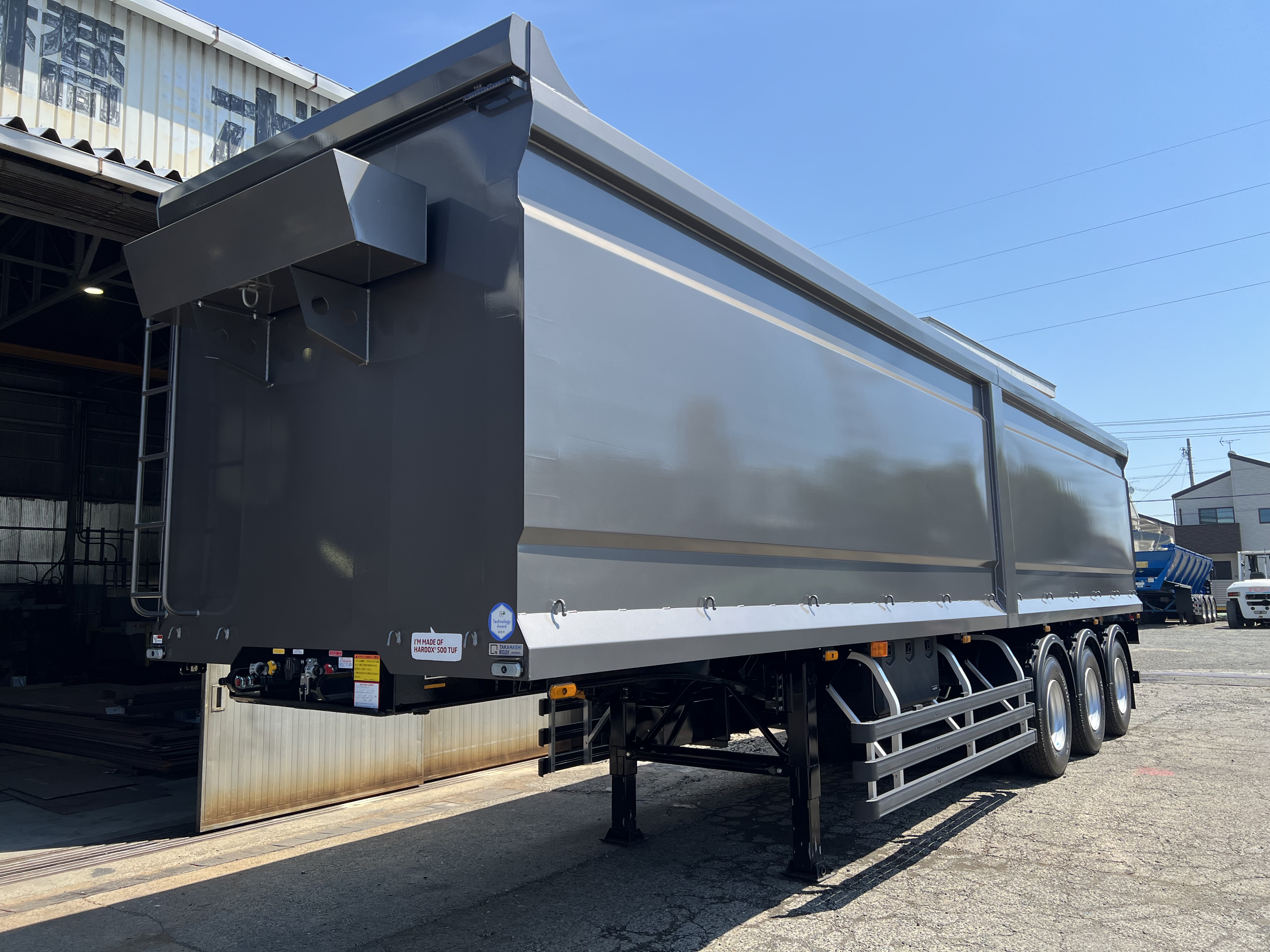 HARDOX®500TUF スクラップトレーラー 50㎥ BOX型（2024.08） 製作写真3
