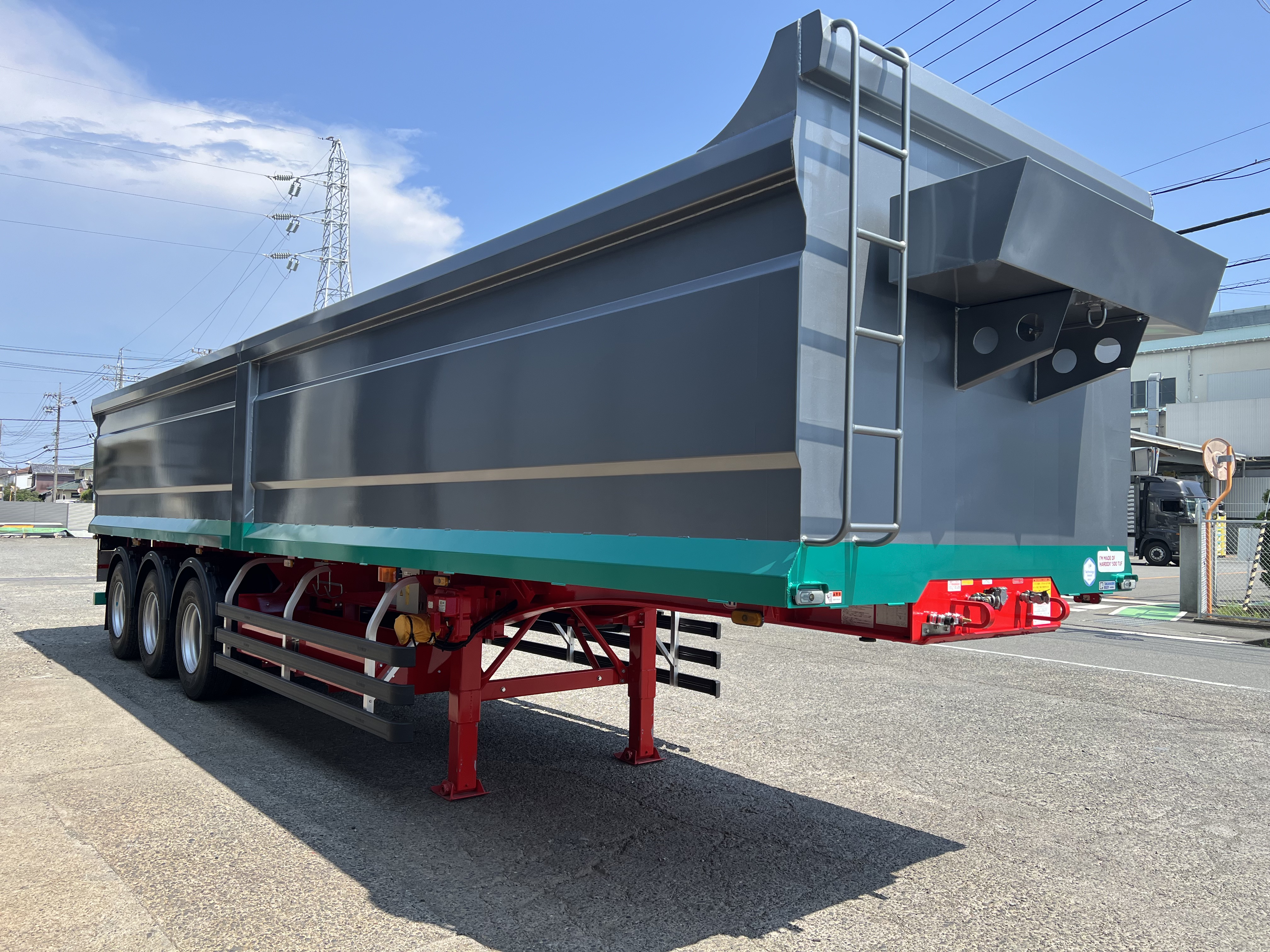 HARDOX®500TUF スクラップトレーラー 38㎥ BOX型(2024.08) 製作写真4