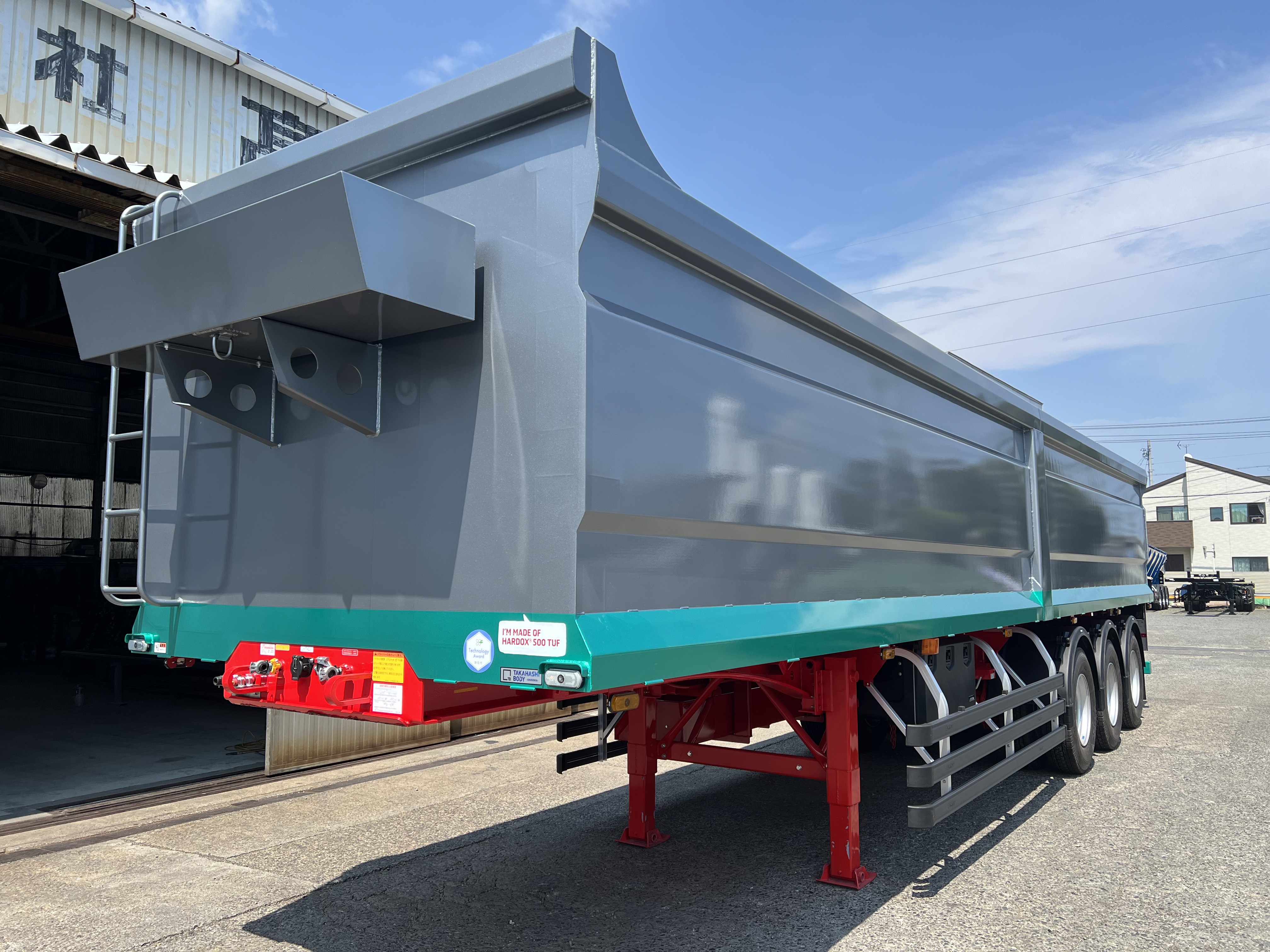 HARDOX®500TUF スクラップトレーラー 38㎥ BOX型(2024.08) 製作写真3