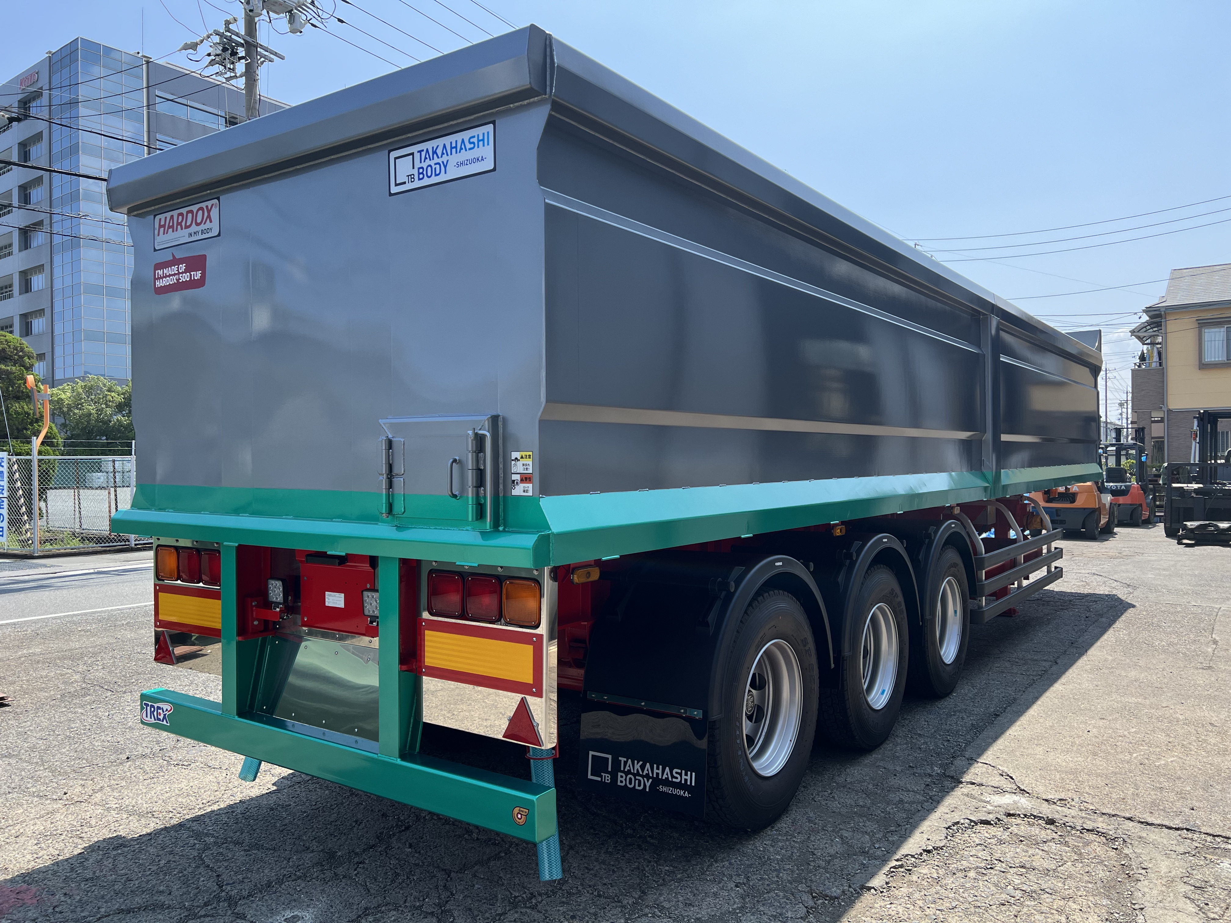 HARDOX®500TUF スクラップトレーラー 38㎥ BOX型(2024.08) 製作写真1