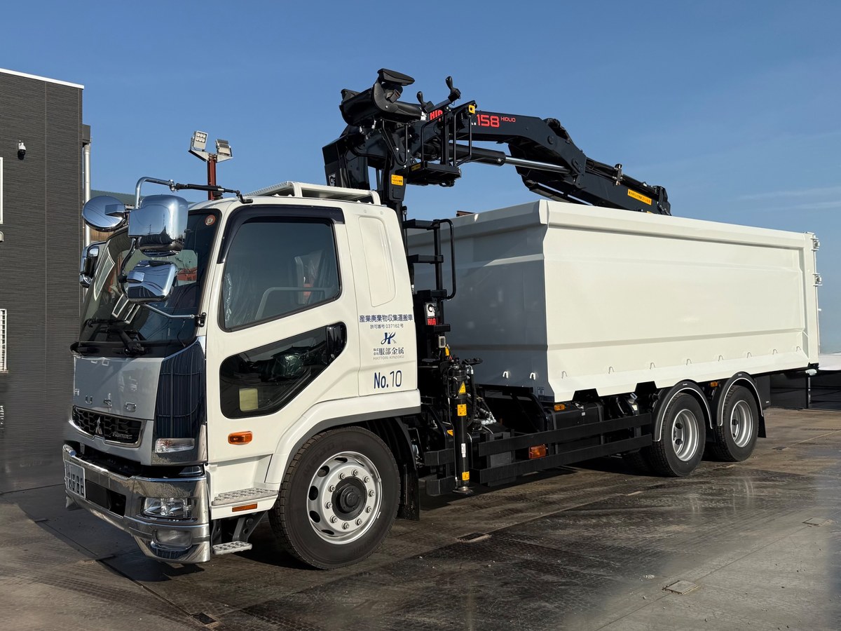 HARDOX®︎500TUFを使ったスクラップ運搬用のHIAB搭載