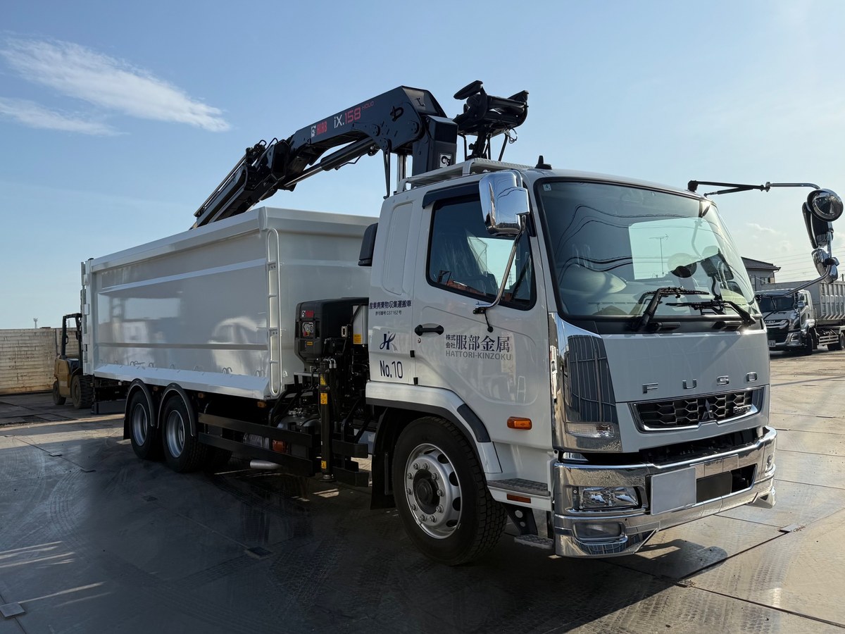 HARDOX®︎500TUFを使ったスクラップ運搬用のHIAB搭載